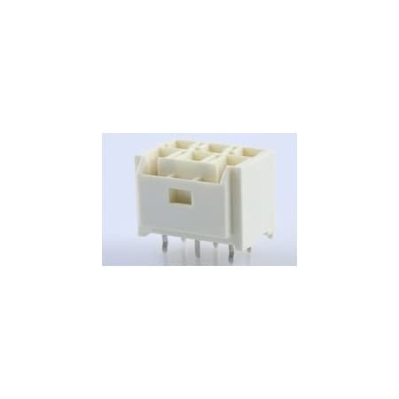 Molex 65mm WTB Hdr wbosskink Tray Nat 6Ckt 151048-1611
